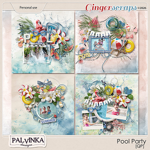 Pool Party QP by Palvinka Designs