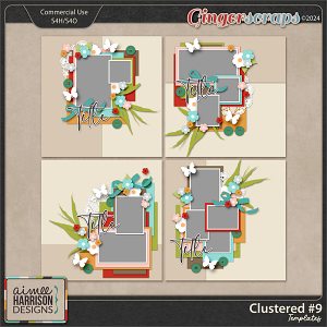 Clustered #9 Templates by Aimee Harrison