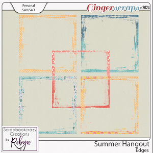 Summer Hangout Edge Overlays by Scrapbookcrazy Creations