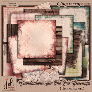 Grandparents Are The Best Grownups {Blended Papers}