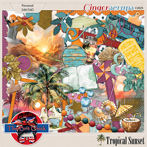 Tropical Sunset Elements By The Brit Chick Tropical Sunset Elements By The Brit Chick