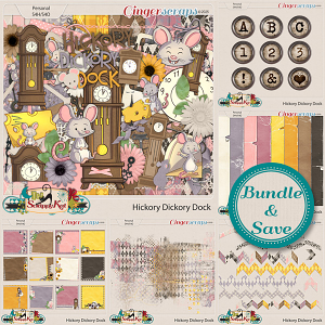 Hickory Dickory Dock Bundle by The Scrappy Kat