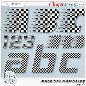 Race Day Memories Alpha's by Ilonka's Designs