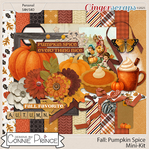 Fall: Pumpkin Spice - Mini Kit by Connie Prince