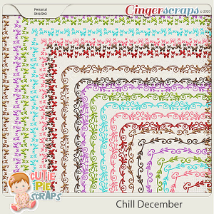 Chill December Page Borders