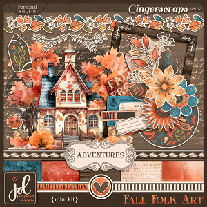 Fall Folk Art {Mini Kit} LIMITED EDITION