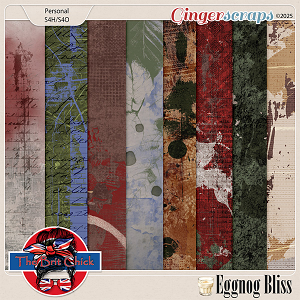 Eggnog Bliss Artsy Papers By The Brit Chick