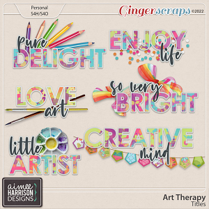 Art Therapy Titles by Aimee Harrison