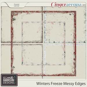 Winters Freeze Messy Edges by Aimee Harrison