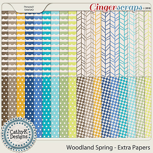 Woodland Spring - Extra Papers