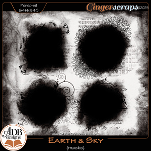 Earth & Sky Masks by ADB Designs
