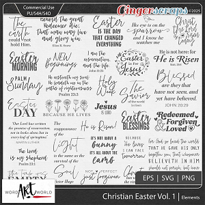 Christian Easter Vol 1 CU Elements Christian Easter Vol 1 CU Elements
