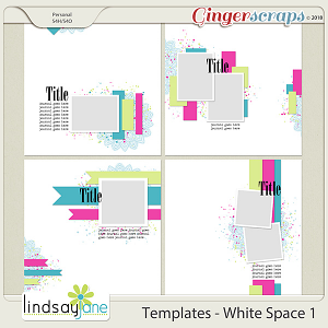 Templates - White Space 1 by Lindsay Jane