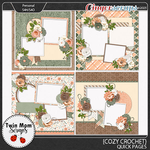 Cozy Crochet - QUICK PAGES by Twin Mom Scraps