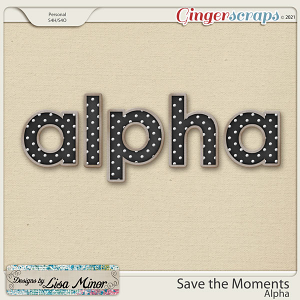 Save the Moments Bonus Alpha from Designs by Lisa Minor
