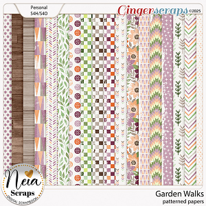 Garden Walks - Patterned Papers - by Neia Scraps