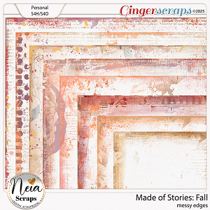 Made of Stories: Fall - Messy Edges - by Neia Scraps