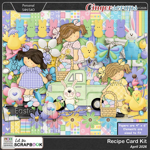 2026-04 Recipe Card Kit by Let Me Scrapbook