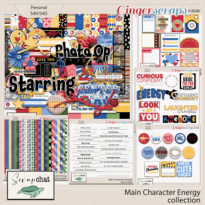 Main Character Energy Collection by ScrapChat Designs