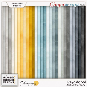 Rayo de Sol Watercolor Papers by Aimee Harrison