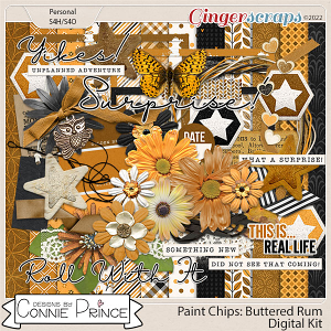 Paint Chips Buttered Rum- Kit by Connie Prince