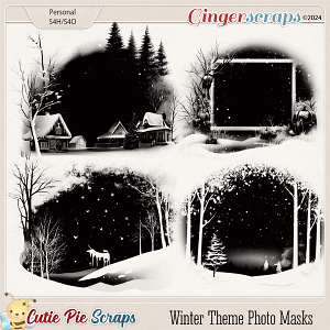 Winter Theme Photo Masks 04