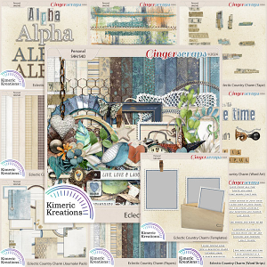 Eclectic Country Charm Collection by Kimeric Kreations