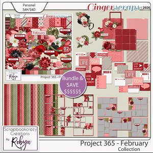 Project 365 - February Collection by Scrapbookcrazy Creations