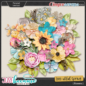 Bee-utiful Spring Flowers by JB Studio