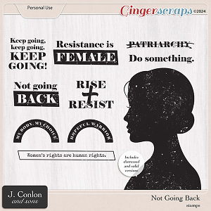 Not Going Back Stamps by J. Conlon and Sons