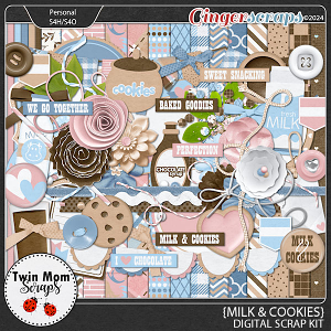 Milk and Cookies - KIT by Twin Mom Scraps