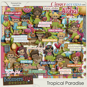 Tropical Paradise by BoomersGirl Designs