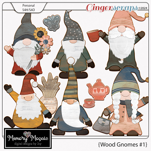 Wood Gnomes #1 by Memory Mosaic