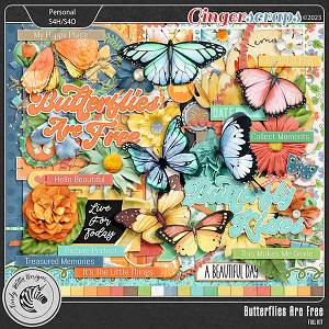 Butterflies Are Free [Kit] by Cindy Ritter