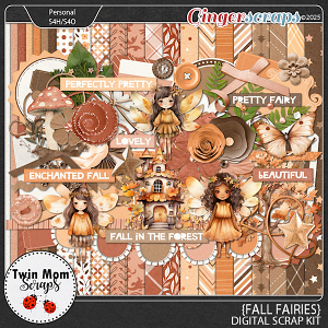 Fall Fairies - KIT by Twin Mom Scraps
