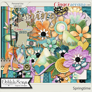 Springtime Digital Scrapbook Kit