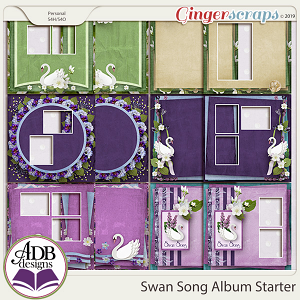 Swan Song Album Starter by ADB Designs
