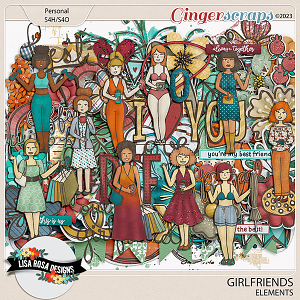 Girlfriends - Elements by Lisa Rosa Designs