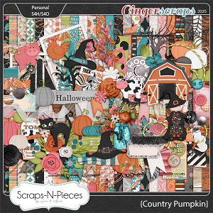 Country Pumpkin Kit by Scraps N Pieces Country Pumpkin Kit by Scraps N Pieces