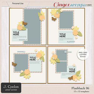Flashback 06 Template Pack by J. Conlon and Sons