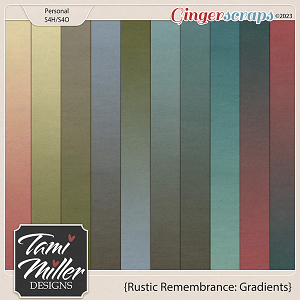 Rustic Remembrance Gradients by Tami Miller Designs