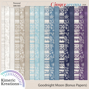 Goodnight Moon Bonus Papers by Kimeric Kreations