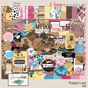 Puppy Love Kit by ScrapChat Designs