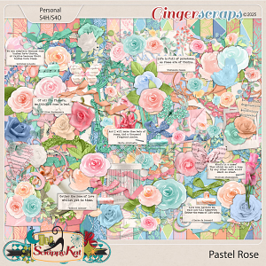 Pastel Rose by The Scrappy Kat