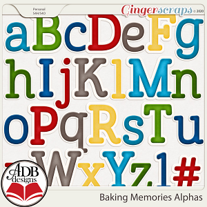 Baking Memories Alphas by ADB Designs