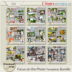 Focus on the Photo Templates Bundle