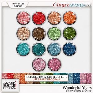 Wonderful Years Glitters by Aimee Harrison