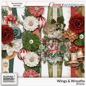 Wings & Wreaths Borders by Aimee Harrison