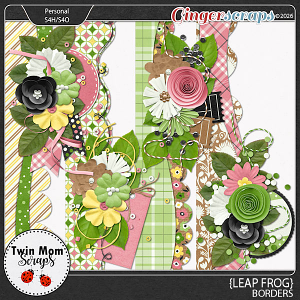 Leap Frog - BORDERS by Twin Mom Scraps