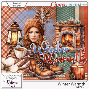 Winter Warmth Mini Kit 01 by Scrapbookcrazy Creations